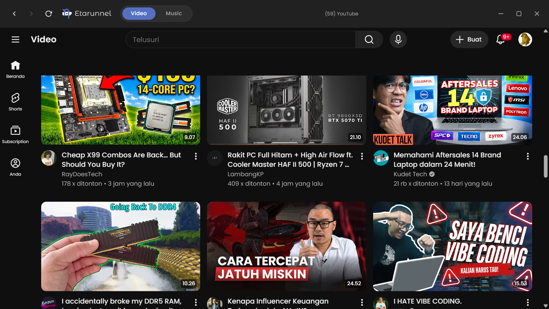 Etarunnel Screenshot 1